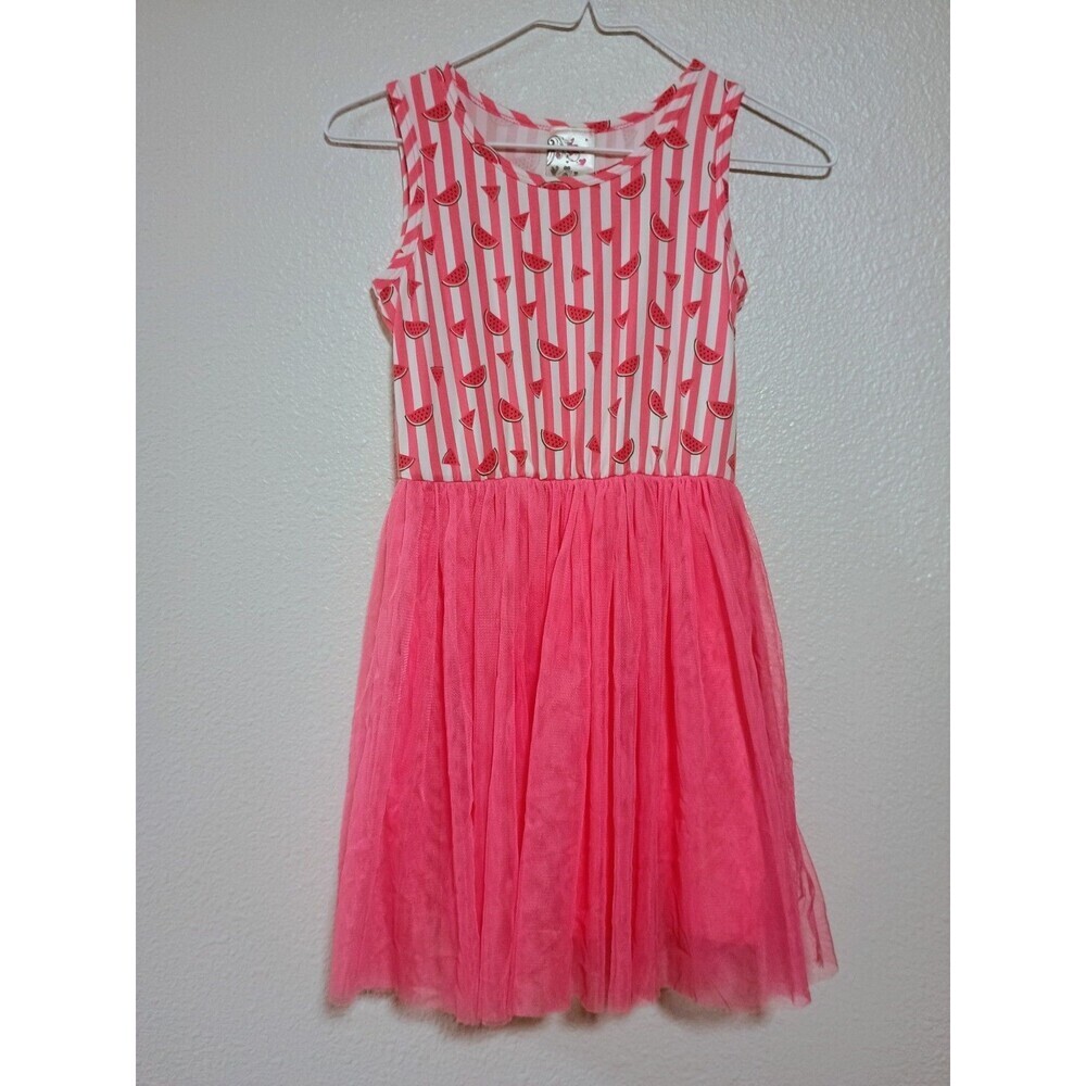 Jenna And Jessie Toddler Girls 6X Watermelon Tutu Dress Sleeveless Pink
